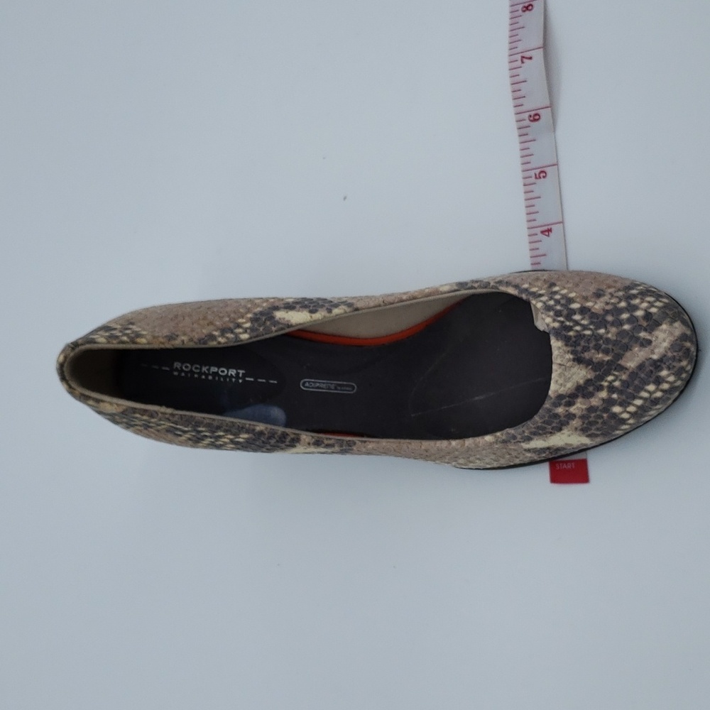 Rockport Women's Leather Snakeskin pattern Heels size 7 - Picture 12 of 12